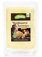 Bergbauern Raclettekäse in Scheiben