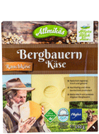 Bergbauern Rauchkäse in Scheiben