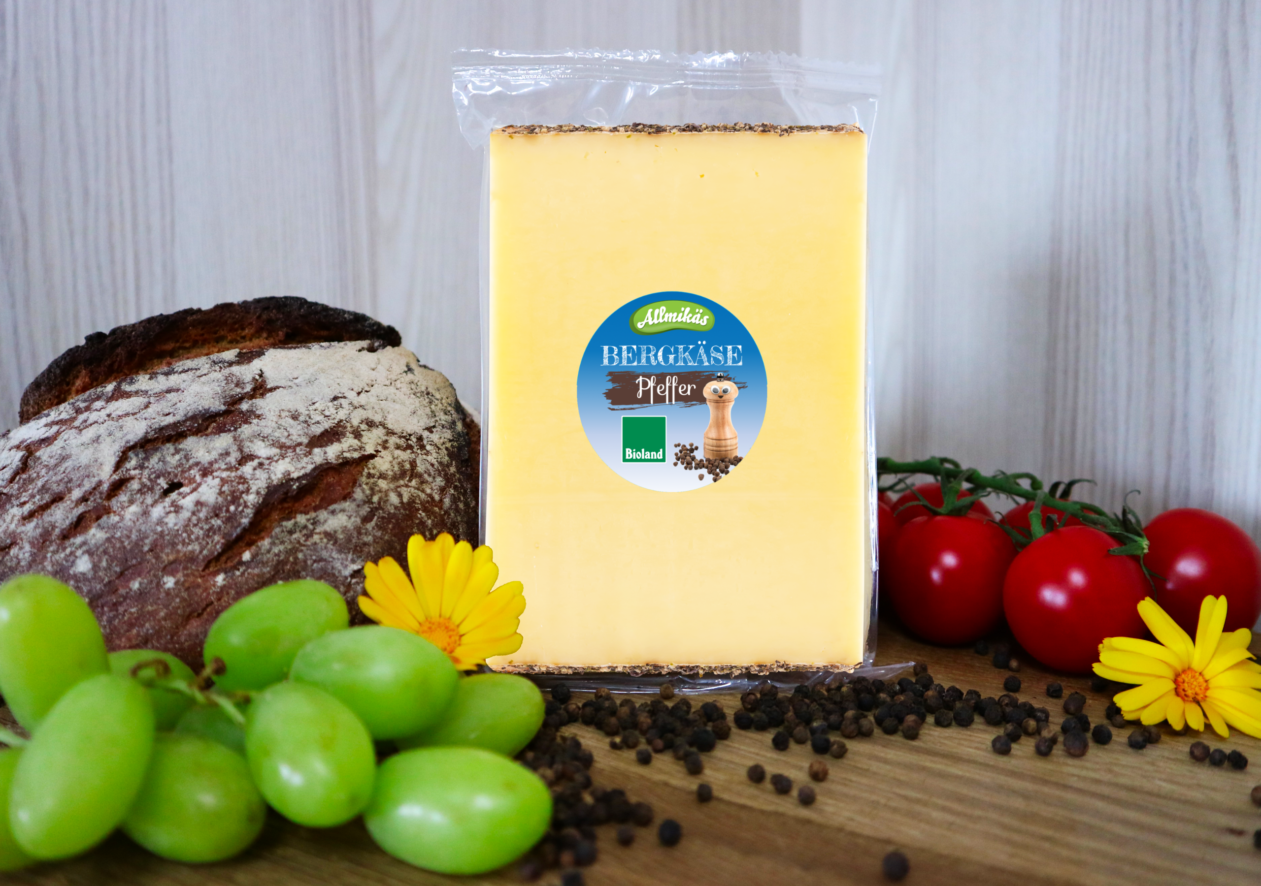 Bio Bergkäse Pfeffer <br /> (Bioland)