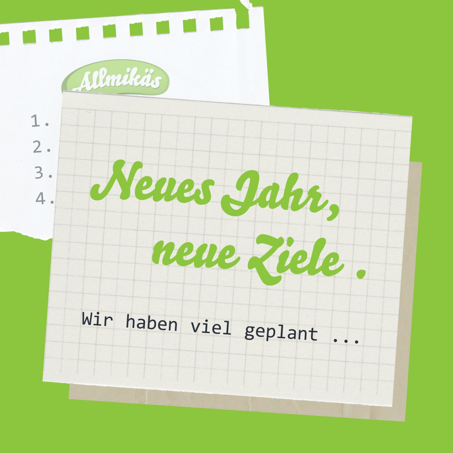 Gute Vorsätze fürs neue Jahr